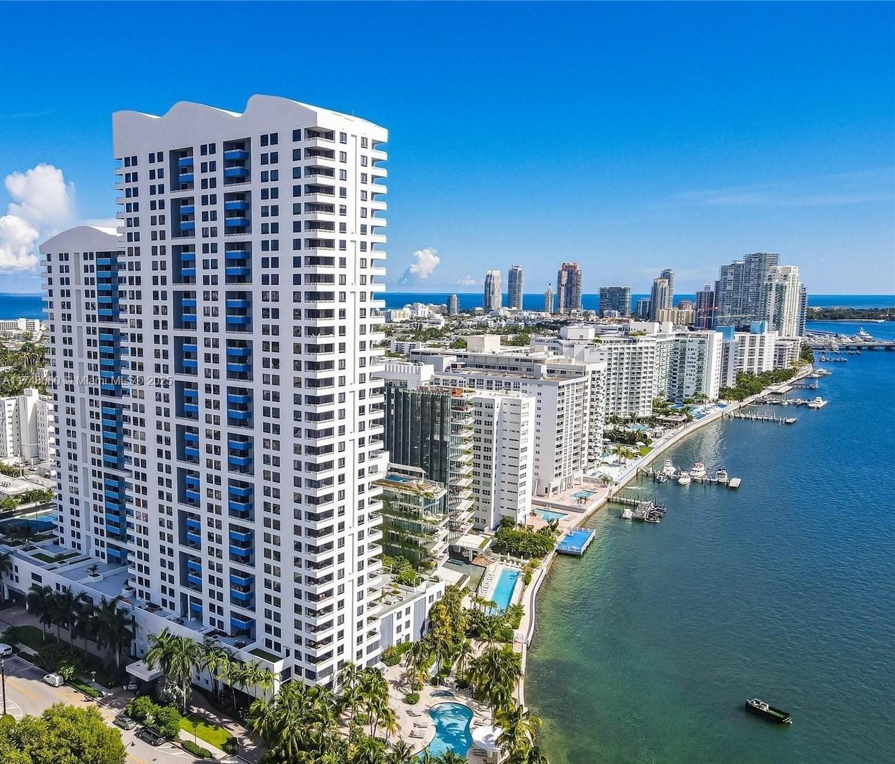 Set in the heart of trendy South Beach's West Ave neighborhood, this large corner unit has been tastefully renovated. Including Mia Cucina custom kitchen from Italy, Quartzite natural countertops, Miele cooktop & dishwasher, Subzero integrated refrigerator/freezer & wine cooler, Wolf oven and microwave, Samsung washer & dryer and marble floors throughout. Beautiful Miami Beach city views. Waverly offers 24 hr front desk & valet, bay front fitness center, tennis, heated pool, tennis court, putting green, outdoor kitchens, sunset garden, multiple electric car charging stations & convenience store. Short walk to Lincoln Rd, restaurants, Trader Joes, Whole Foods & more.