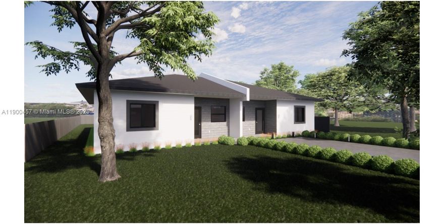 BRAND NEW CONST DUPLEX. TO BE COMPLETED BY JANUARY 2026. EXCELLENT LOCATION IN NORTH MIAMI BEACH CLOSE TO THE BEACHES. EACH UNIT IS 4 BED 2 BATHS. BIG LOT. SIDE TO SIDE UNITS EACH UNIT HAS A BACKYARD AND SEPARATE UTILITIES FOR GREAT RENTAL CAPITAL RETURN. CALL LA FOR MORE INFO