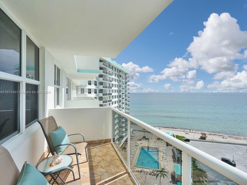 A fully renovated, immaculate condo offers breathtaking ocean views from every room! Located in a highly sought-after oceanfront building, the unit boasts an open-concept kitchen with granite countertops & ss appliances, impact windows & doors, an oversized master suite with ample closet space, newer AC & water heater. Perfect as an investment opportunity with flexible 30-day rental, this full-service building offers a wide array of amenities, including 24-hour security, a heated pool, a fitness center, a sauna and a game room. Self-parking + free valet; also available-double-width garage spot that can fit 2 cars (priced at $25,000 additional). Ideally located near airports, fine dining, premier shopping malls, & the entertainment hub of Gulfstream Village—this condo is a must-see!