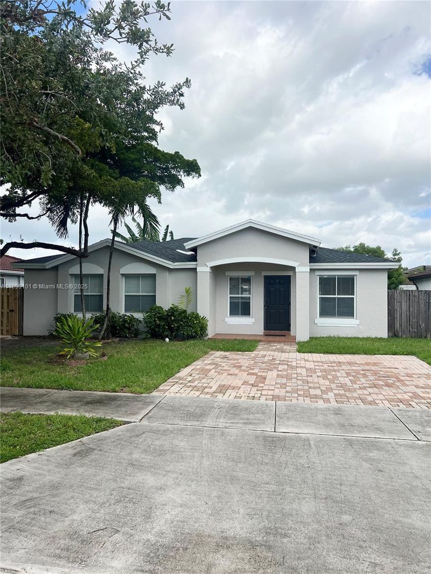 Beautiful 3 bed 2 bath home with spacious backyard. Ready to move in: Brand new roof in 2024, Fresh exterior and interior remodel, Brand new kitchen cabinets and Brand new appliances. NO HOA, direct access to the turnpike and minutes from new shopping, restaurants and black point marina.