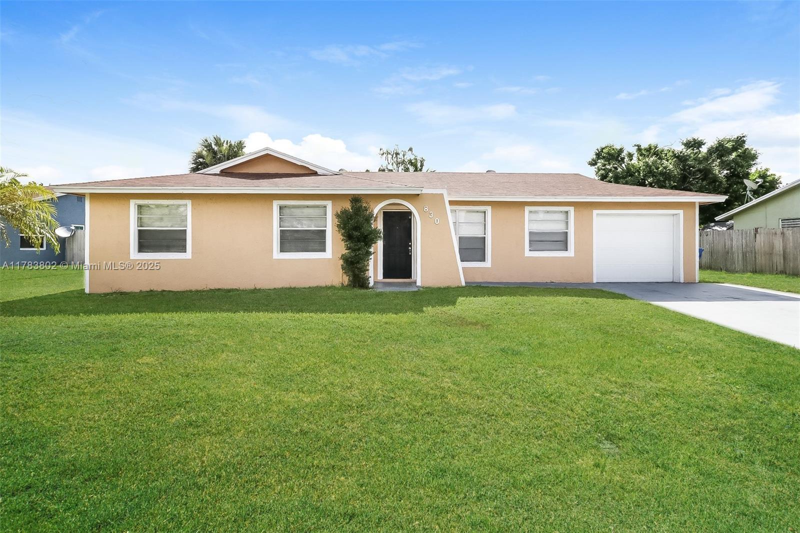 Adorable home ready for move in! This home offers 3 bedroom and 2 bathrooms located in beautiful place. In addition, this home features tile and laminated floors. Home has 1 attached car garage space. The modern kitchen is equipped with modern appliances and offers updated cabinets with plenty of storage space. The private, fenced in backyard, is perfect for pets or for enjoying gorgeous days outdoors. Home has neutral paint throughout. This home won't last long. Apply today!
NOTE: Resident is responsible for installing their own washer & dryer. Move in dates are tentative and subject to change. All our homes convey in safe, clean & fully functional conditions. Prices and availability are subject to change at any time.