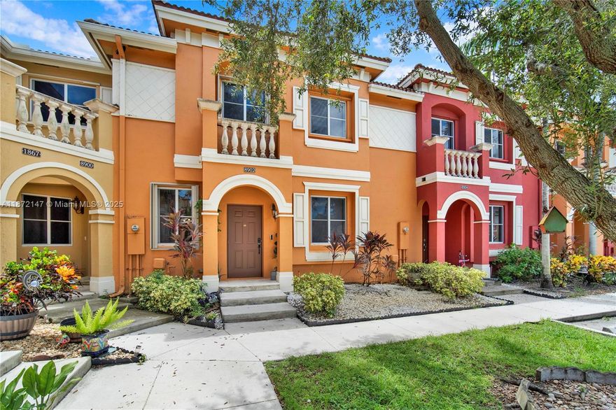 Beautiful corner 2BR/2.5BA townhouse located in the gated community of Village at Country Walk. This home offers a functional floor plan with spacious living areas, bright natural light, and both bedrooms upstairs for privacy. The community features a pool and children’s park, creating a family-friendly environment. Ideally located just minutes from major highways (Turnpike, I-75, and 826), providing easy access to Miami, Pembroke Pines, and surrounding areas. Close to shopping centers, dining, schools, and entertainment. Easy to show—don’t miss this opportunity!