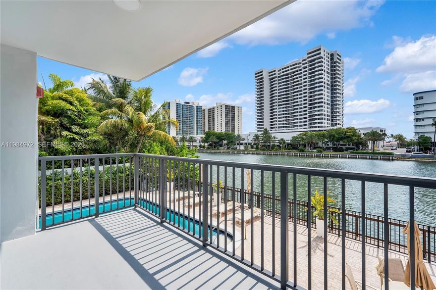 Bright corner unit with 1,300 sq. ft. and expansive views of the Indian Creek Canal. Enjoy a large balcony, two spacious bedrooms with great closets, an extra room, updated travertine bathrooms, beige porcelain floors, stainless steel appliances, impact windows, and in-unit washer/dryer. Building offers new amenities, including a heated pool. Private parking included. Located in quiet Collins Park, steps from the ocean via a charming footbridge and close to the Faena District, Lincoln Road, and top Miami Beach attractions. Easy to show—book your private tour today! The building is currently undergoing its 40-year recertification. Concrete restoration, balcony railings, roof upgrades, and additional improvements are already in progress. Per condo rules, no leasing is permitted during the first two years of ownership. Purchases must be made under a personal name only—corporate buyers are not allowed.
