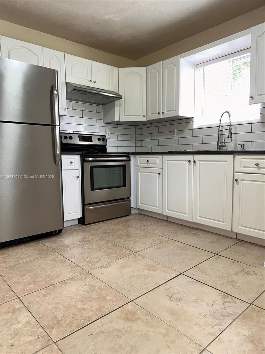 REMODELED 3 BEDROOMS AND 2 FULL BATHROOMS LOCATED IN THE HEART OF MIAMI! PROPERTY HAS HURRICANE SHUTTERS, TILED FLOORS THROUGHOUT, CENTRAL, UPDATED KITCHEN WITH STAINLESS STEEL APPLIANCES, INCLUDING WASHER AND DRYER FOR YOUR CONVENIENCE. THERE'S PLENTY OF PARKING AND FAST APPROVAL. EASY TO SHOW. MAKE THIS YOUR NEXT HOME! SECTION 8 INSPECTION PASSED! MOVE IN READY!