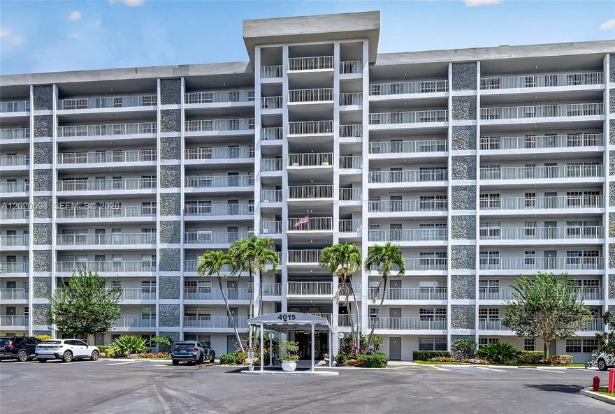 Stunning 3BR/2.5BA condo in Pompano Beach's desirable Palm Aire community. This 5th floor unit offers a split plan with over 1,600 square feet under air, real bamboo flooring throughout, tile in living areas, impact windows, & glass enclosed balcony for extra living space. Spacious primary suite with expansive closet space. All closets feature custom built-in cabinetry. Kitchen offers granite countertops, high-end wood cabinets, built-in water filtration system, and breakfast area. Full-size washer/dryer off kitchen.  Major renovations and assessments completed for added peace of mind. Secure building with lobby call box and bike storage.  Located in a vibrant growing area. No age restrictions