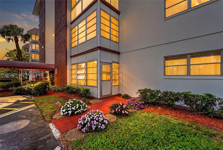 Charming and beautifully maintained 1-Bed/1.5 Bath first floor unit, Offered fully furnished in the desirable Castle Gardens community. Bright and airy, this mostly updated unit features tile flooring throughout and a spacious bedroom with walk in closet. enjoy a screened-in balcony with a private entrance-Perfect for relaxing. This Vibrant +55 community features resort-Style amenities, including three swimming pools, a theater, bbq, fitness center and bowling alley.