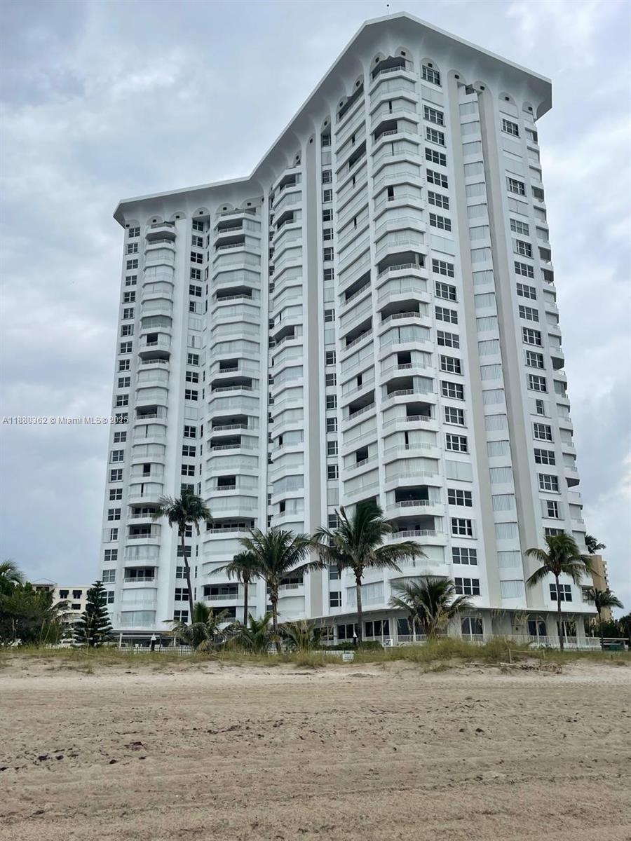 ENJOY THE BEACH 24/7!!!, yearly or seasonal Lease available,ready to be occupied, recently fully updated, new furniture, new appliances, impact windows, freshly painted. Open balcony allows you to enjoy great ocean views and sunrise, 2 bed / 2 bath, large master bedroom and walking closet. Step down and enjoy 300 ft of beautiful beach front or have a very relaxing time at the building's pool after working out at the gym. Location is unbeatable, 1 mile distance to great restaurants and entertainment at the new and beautiful Pompano Beach Pier, and 10 min driving to FLL Beach and Las Olas Blvd. Unit can also be rented seasonally for a minimum period of six months and one week as per Building's By Laws for $5,000 per month. Unit will be available for new occupancy starting on 01/01/26.