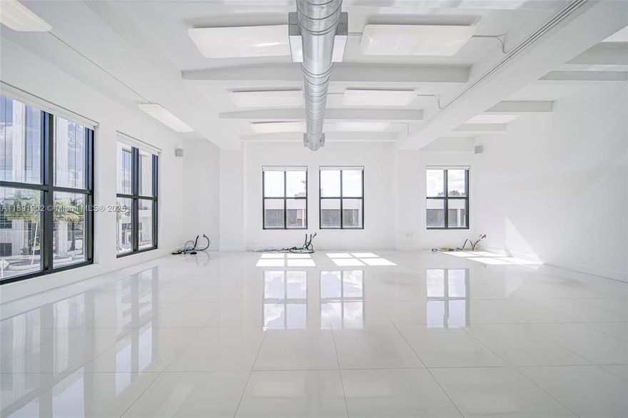 Discover a magnificent office space in Coral Gables: 1,321 square feet, with a reception area, private office, open workspace, IT suite, and a well-equipped break room—ideal for any industry. Two assigned parking spaces, just minutes from Miami International Airport. Elevate your business here! HD video available upon request. As per the association, we cannot accommodate medical use.