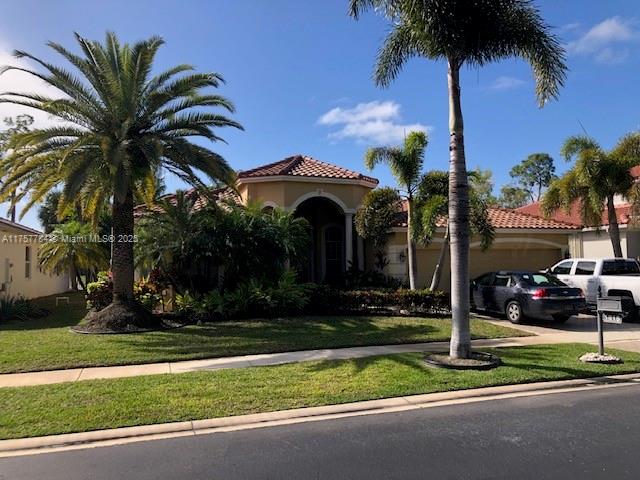 Move In Ready 4/3 + Den Pool home on Golf Course and 20 minutes from Country Club perfect for avid golfer. Home has an open layout with vaulted ceilings with plenty of natural light. The layout has a flowing split floor plan with plenty of closet and storage space. Home also has a (3) car garage and high end fixtures and finishes across the home. New Roof in 2025 and new pool enclosure accompany over 3000 Sq.Ft of living area perfect for entertaining guest and family. Home is 30 minutes from WPB train station. Near shopping, dining, entertainment, schools, and houses of worship. Home is 25 Minutes to Airport, 10 Minutes To Hospital.