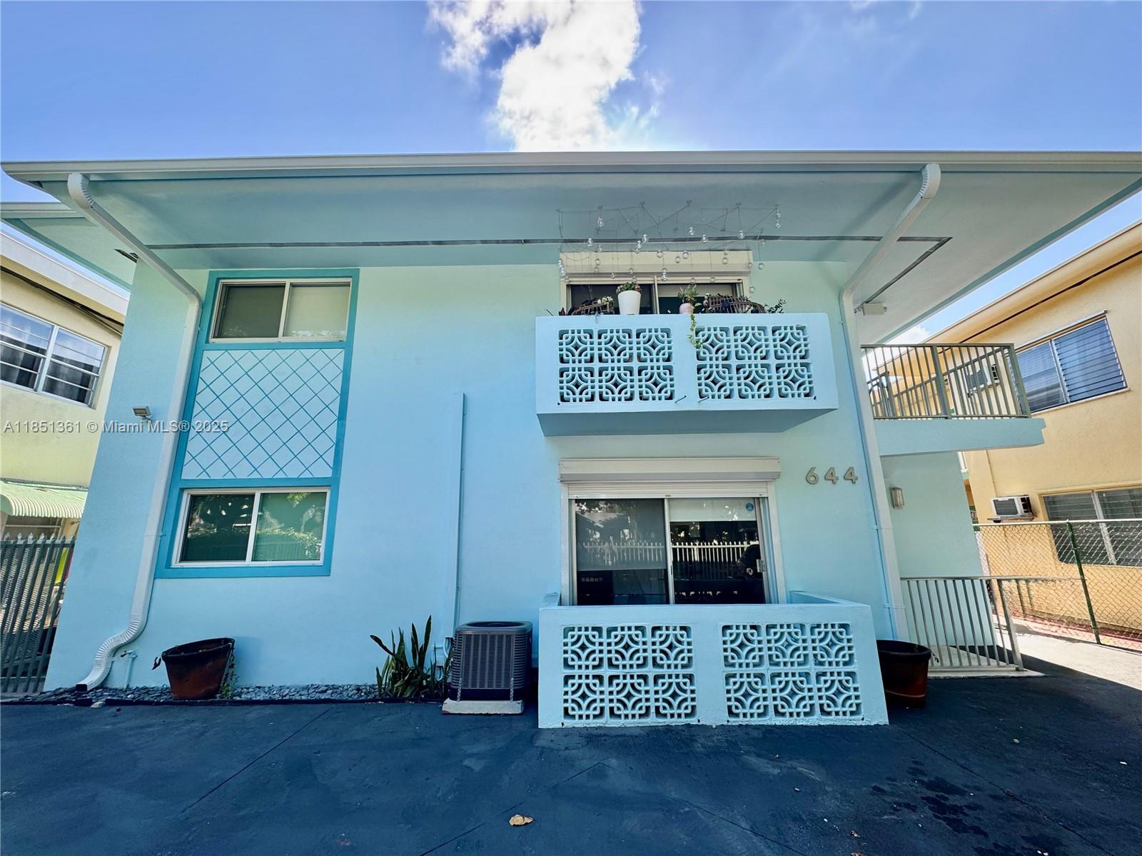 Discover this beautifully renovated ground floor studio in the heart of South Beach Located just steps from world famous Ocean Drive this bright and open 440 sqft unit offers high ceilings lots of natural light and a peaceful tropical setting on quiet Meridian Ave Walk to the beach Flamingo Park Lincoln Road and top restaurants This charming condo features a modern kitchen sleek bath with walk in shower tile floors and a great layout perfect for comfortable living Laundry on site Available now live where others vacation