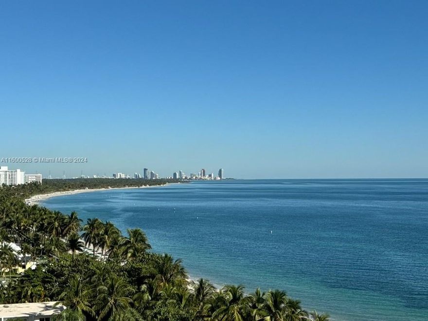 "Crown Condo Jewel of Key Biscayne"- Rarely the ONLY offering in sought after beachfront Mar Azul Condo with extraordinary direct wide open NE ocean, beach, Key Biscayne and South Beach vistas! A trophy 2,366 sq.ft. living experience like no other Mar Azul features only 126 units and 11 floors, private beach access, exquisite newly renovated lobby, BBQ, pool, fully equipped gym and AC storage unit. Most importantly, this prized unit offers side by side second floor parking close to semi private elevator-the ultimate in security, privacy and convenience. This is your opportunity to renovate the interior to your own specific needs-thus promising an amazing future investment in Key Biscayne one of the most prestigious locations in the US.