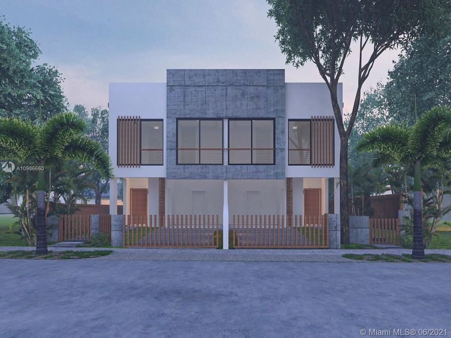Project Land is pleased to present its current ground-up development, Westroads, a 2-twin unit development in City of Miami, Florida, about 2 mile west of downtown Miami and about 3 mile east of downtown Coral Gables.

Layout: 3 Bedrooms, Office/Family Room // 3.5 Bathrooms, Balcony, Loggia & Private Garden w/ Water