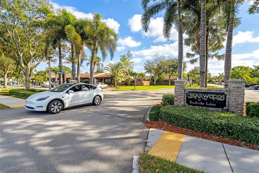 Discover the charm of this stunning corner Villa in Pembroke Pines! Featuring 2 spacious bedrooms and 2 full baths, this home offers a perfect blend of comfort and style. Enjoy the convenience of an in-unit washer and dryer, ceramic flooring, and a bright, open floor plan that invites natural light throughout. Step outside to your own private patio, ideal for relaxing or entertaining. Located just minutes from top-rated schools, shopping, dining, parks, and beautiful beaches, this townhome is perfect for anyone seeking a vibrant community and modern living. Low HOA. FHA and VA welcome. Don’t miss out on this incredible opportunity to call it home!