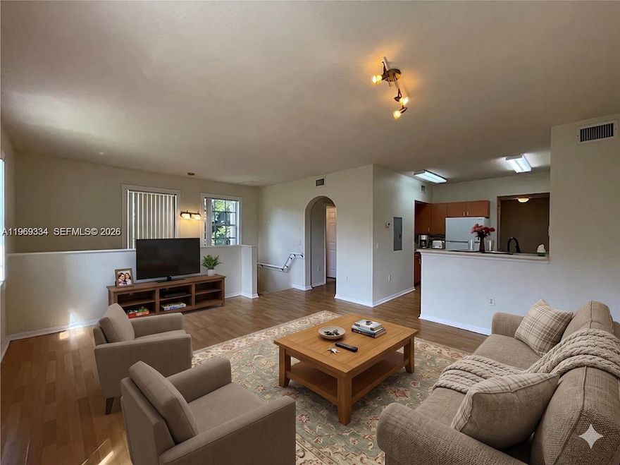 SPACIOUS 2/2 ON 2ND FLOOR IN GATED COMMUNITY OF BELMONT. FEATURES LAKE VIEW FROM THE BALCONY, LAMINATE FLOORS THROUGHOUT, WASHER AND DRYER IN UNIT. GATED COMMUNITY CLOSE TO MAJOR ROADS, HIGHWAYS, DINING AND SHOPPING. PROOF OF FUNDS AND ADVANCED SCHEDULED SHOWING REQUIRED AS TENANT IN PLACE PAYING $2140 UNTIL 5/31/2027 (same tenant since 2022, never any issues) **seller also selling 1104 belmont lane, ML #A11969316, can sell as a package deal**