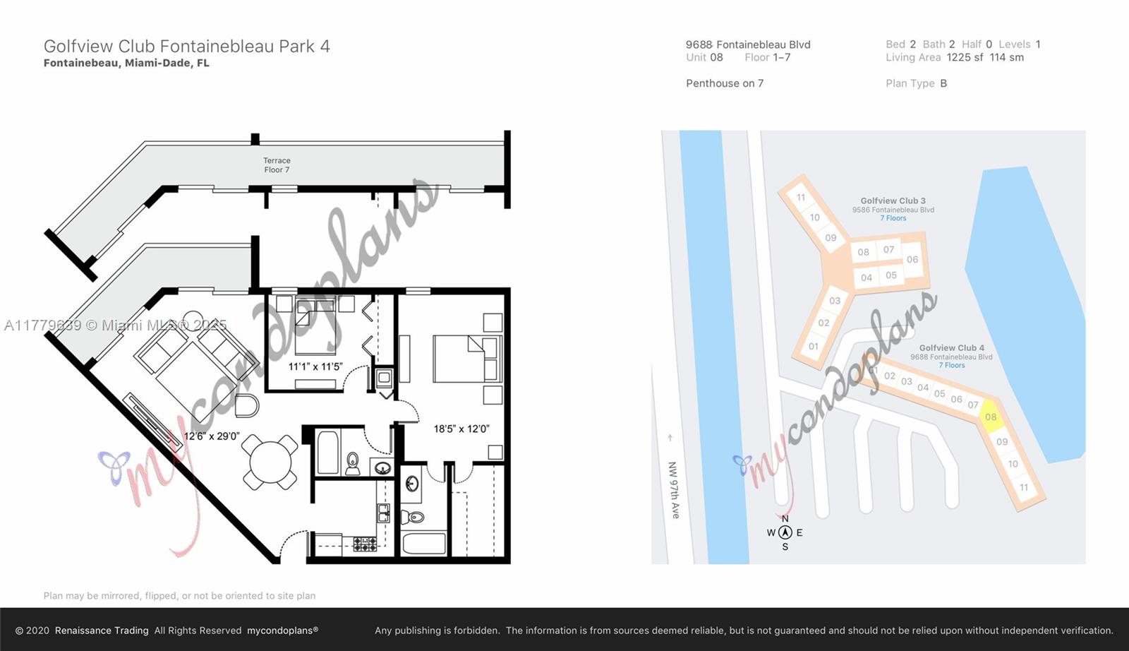 GOLFVIEW CL FONTAINBL PK - Residential