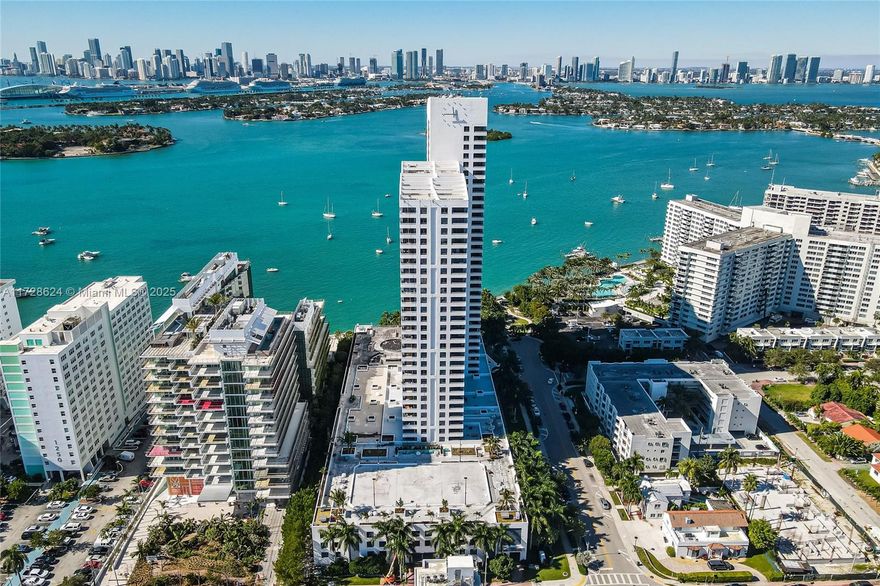 Set in the heart of trendy South Beach's West Ave neighborhood, this S/E corner unit has beautiful view of the Miami Beach Skyline and Ocean. Large private balcony, wood floors, recent renovation of one bathroom. Waverly offers 24 hr front desk & valet, bay front fitness center, tennis & more. Luxury living with bayside pool, tennis court, putting green, outdoor kitchens, sunset garden and deck overlooking the bay, fitness gym, & convenience store. Short walk to Lincoln Rd, restaurants, Trader Joes, Whole Foods & more. Cable & high-speed internet included in maintenance. Pet friendly.