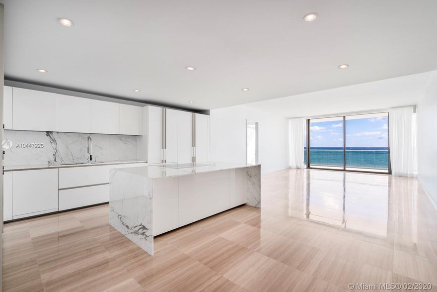 Superlative living at OCEANA Bal Harbour: 5.5 Acres, Arquitectonica, developer Eduardo Costantini, Piero Lissoni, Enzo Enea & Association owns priceless Art: JEFF KOONS and other artists. Most DESIRED LINE 02N all rooms with direct Ocean views; 2,233 square ft, 2 bed plus Den/Media Room 3.5 baths, chef’s kitchen, expansive terrace for outdoor entertaining with collectible ocean views. Jeff Koons installations; Private dining by iconic Starr Catering (15 CPW/New York). 500 ft of beachfront, clay-tennis, state-of the art gym & more. Delivering turn key apartment, sound proof & finished floors thru out. Hand select imported Italian 24x24 honed marble. Terrace's floor have imported Italian porcelain. Owner putting in window treatments & finishing closets so the unit can be move-in/turn-key.