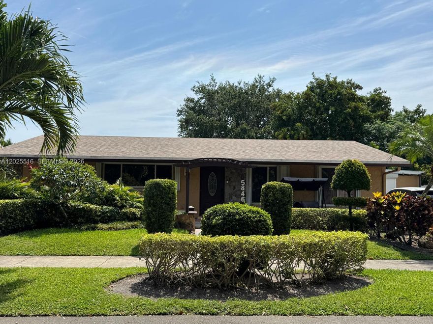 Exceptional Duplex Investment Opportunity – Strong Rental Income Potential! Welcome to this well-maintained duplex offering immediate income potential in a desirable location. Situated on a spacious corner lot, this property features two large 3-bedroom, 2-bath units, each with private outdoor space and excellent long-term rental appeal. Both units are currently tenant-occupied on a month-to-month basis, providing flexibility for investors or owner-occupants.

5844 Pierce St offers a bright and inviting layout with a spacious living room and large eat-in kitchen featuring granite countertops, pantry, and ample cabinet space. Tile flooring runs throughout the home, while one of the bedrooms includes an oversized closet for extra storage. Additional highlights include an open front porch, in-unit washer and dryer, hurricane shutters, and parking for two vehicles. Residents also enjoy a private backyard.

5846 Pierce St is a spacious and freshly painted 3-bedroom, 2-bath unit featuring all tile flooring, an open kitchen with pass-through and bar stool seating, sleek black countertops paired with white cabinetry, and central A/C. This clean, move-in-ready unit also includes hurricane shutters, in-unit washer and dryer, a storage unit, and its own private backyard, plus parking for two vehicles.