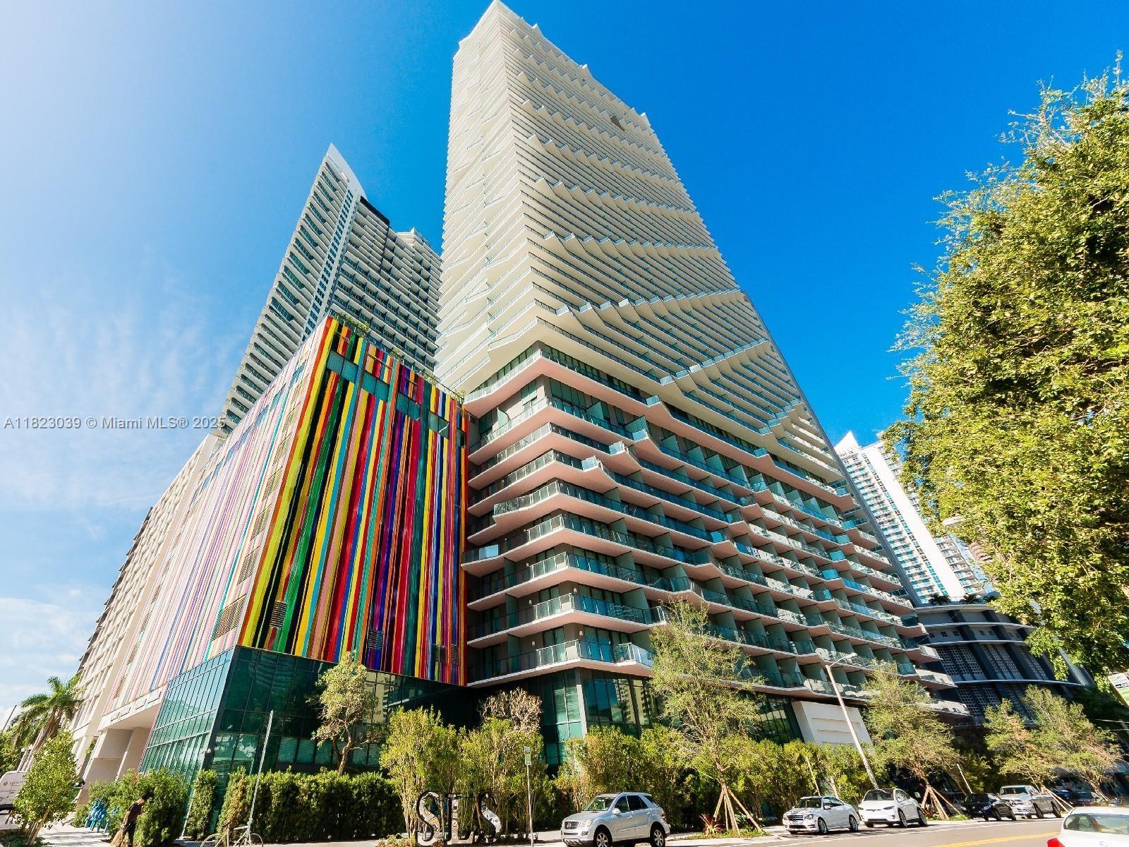 UNCONVENTIONAL LUXURY AND TROPICAL SOPHISTICATION! THIS STUNNING 2/2/1 COMES READY TO MOVE IN WITH FLOOR TO CEILING GLASS AND OVERSIZED BALCONY. VIEWS OF SPECTACULAR MIAMI SKYLINE. TOP OF THE LINE AMENITIES – STATE-OF-THE-ART FITNESS CENTER, ROOFTOP POOL, 9TH FLOOR POOL WITH DECK, SPA, HEATED POOL, PRIVATE CABANAS, SPECIALTY ROOMS, RENOWNED RESTAURANTS, HOTEL AND EXCLUSIVE SLS SERVICES FOR RESIDENTS ON SITE. CENTRALLY LOCATED. FOR SHOWING INSTRUCTIONS PLEASE REFER TO BROKER REMARKS.