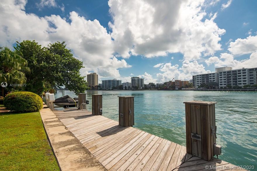 BAL HARBOUR VILLAGE - EXCLUSIVE GATED COMMUNITY. BUILD YOUR DREAM HOME ON THIS SPECTACULAR 28,000 SF LOT WITH APPROXIMATELY 150 FT OF PRIME WATERFRONT, OR RENOVATE THIS 4,800 SF HOME + ADJACENT CABANA. SPECTACULAR VIEWS & SUNSETS. GREAT LOCATION!