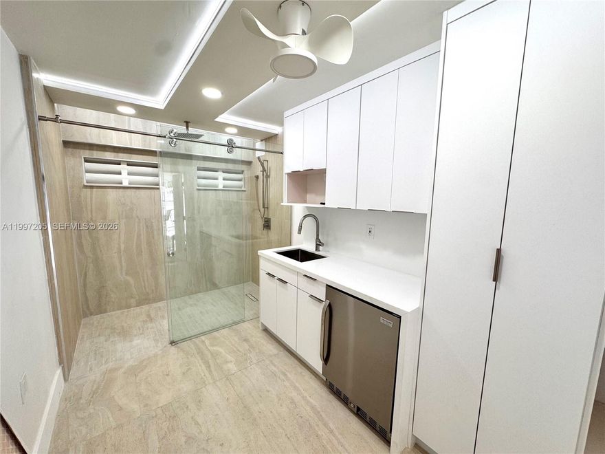 Rare opportunity to own a completely renovated cabana unit exclusively available to current owners at Triton Tower. Perfect as a private beachside retreat or convenient poolside escape, this cabana offers added comfort and functionality just steps from the ocean. Cabana has been renewed with tile floors, quartz counters, and a large rainfall shower. MUST be current owner at Triton Towers. 

Triton Tower residents enjoy access to an exceptional array of amenities, including beach service, high-speed internet, cable, 24/7 security, a full-time doorman, fitness center, package concierge, and two pools. 

Triton Tower has completed its 50-year recertification and maintains partial reserves.

Ideally situated directly on the beach and boardwalk, Triton Tower is surrounded by five-star resorts, luxury residences, the vibrant Faena District, and some of Miami Beach’s most sought-after dining and lifestyle destinations.