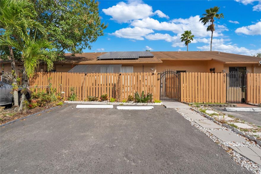 Exciting opportunity to RENT in in the heart of Country Lake Manor! This delightful 3-bedroom, 2-bathroom villa offers a perfect blend of comfort, convenience, and community amenities. Enjoy a generous open floor plan that provides a welcoming and airy atmosphere throughout the entire home with wood laminate waterproof floors. The spacious kitchen features ample storage space, stainless steel appliances, and a convenient laundry area. Step into your own oasis of privacy with a fenced-in backyard, covered patio, perfect for outdoor entertainment or peaceful relaxation. Home features accordion shutters, big attic for storage,  2 parking spaces! Amenities include security, pool, tennis, clubhouse, playground and more!