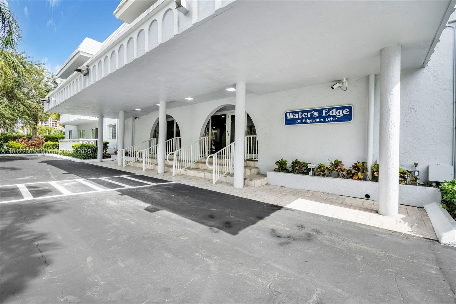 Beautiful 1 bedroom, 1.5 baths, unit with balcony. Open floor plan with tile floors throughout. Updates include: approx. 2 years old refrigerator, dishwasher, and tankless water heater. Building is located on scenic Edgewater Drive, along the Gables Waterway with no bridges to bay. Relax outside at the large community pool overlooking the waterway and marina. When available there are boat/dock slips that can be leased. This unit does not own a dock space. The community offers a laundry room on every floor. BBQ area, large patio, meeting room, and located on a tree lined street with peaceful surroundings within close proximity to parks, shops, restaurants, Coconut Grove, South Miami, and University of Miami. The unit comes with 1 assigned parking space and additional guest parking.