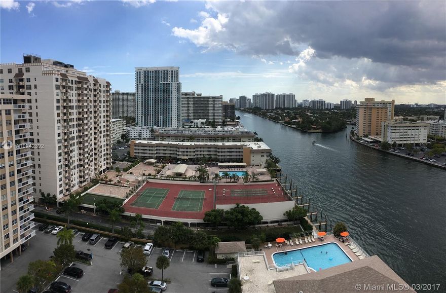 Stunning views and just steps away from the Ocean! Spacious unit features an open floor plan with lots of natural light. Updated kitchen with granite counters, well managed-secured building, remodeled lobby, gym and a well appointed pool with magnificent intracoastal views. Other amenities include: sauna, billiard room, library and an excellent location. Unit comes fully furnished and very Easy to Show!