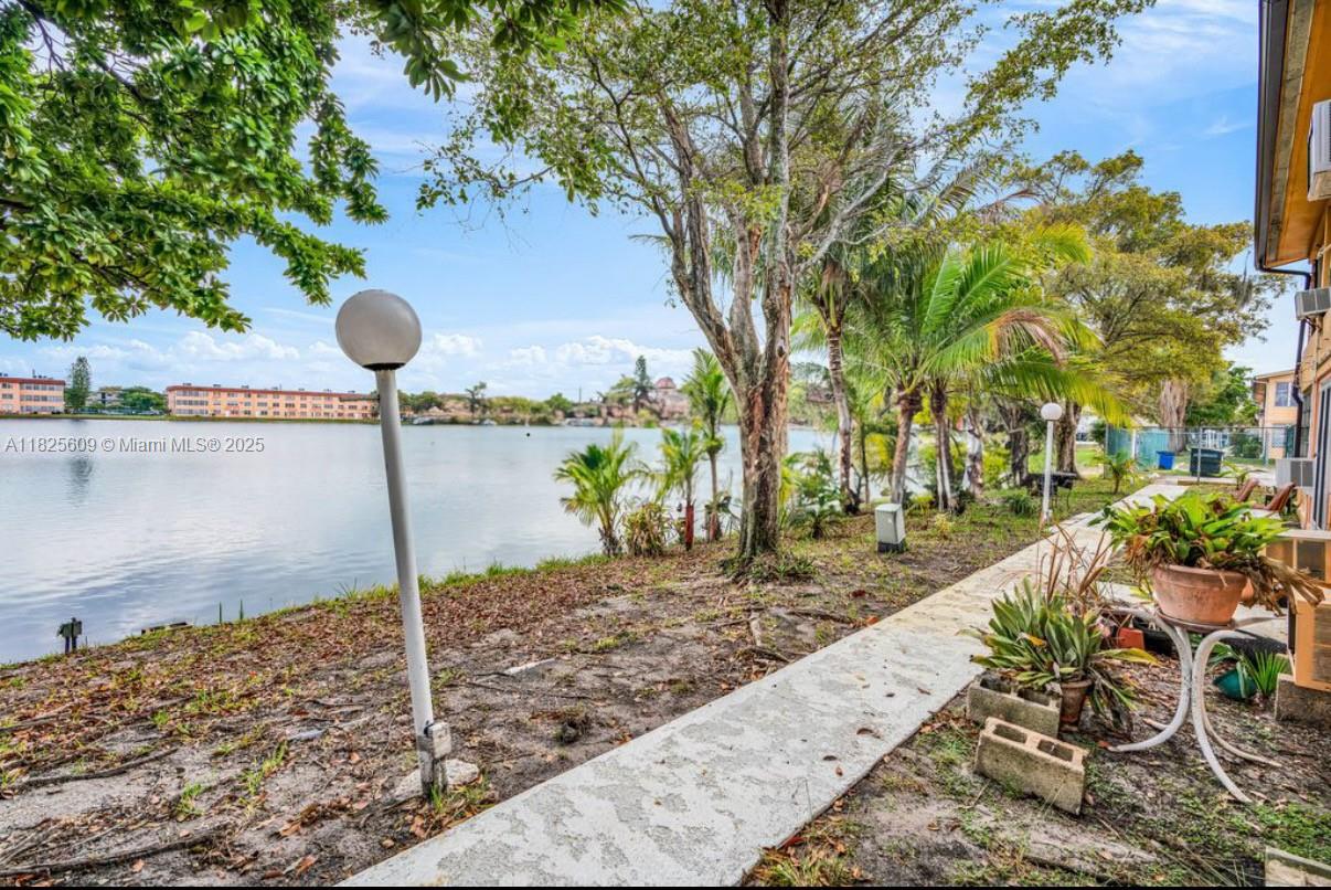 Lakeside Studio in 55+ Community Updated studio apartment with serene lake views in desirable 55+ community. Enjoy a renovated bathroom, refreshed kitchen with new refrigerator, and protective hurricane impact windows. Unique door separates living area from kitchen for added functionality. Conveniently located near bus stops, just 10 minutes from Aventura Mall and beautiful beaches. Perfect for comfortable, low-maintenance Florida living with scenic water views and excellent accessibility.