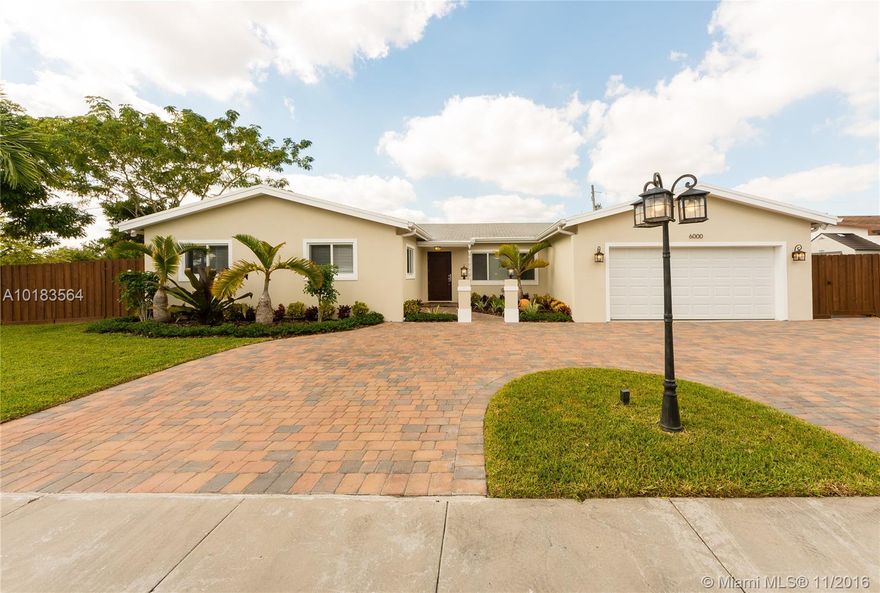 COMPLETELY UPDATED 4BD/2 BA HOME IN SOUTH MIAMI WITH LOVELY FINISHES. BRIGHT FAMILY AND LIVING ROOM OPENS UP TO THE MODERN, WHITE KITCHEN W/STAINLESS STEEL APPLIANCES, BUILT IN DOUBLE OVEN/MICROWAVE AND WINE COOLER, GRANITE COOKING ISLAND WITH HOOD AND LOTS OF STORAGE SPACE AND 2 CAR GARAGE. IMPACT GLASS THROUGHOUT WITH FRENCH DOORS LEADING OUT TO AN AMAZING OUTDOOR PATIO, PLENTY OF ROOM FOR A POOL. HOME IS ON A QUIET STREET, SHOW WITH CONFIDENCE! CLOSE TO SCHOOLS, PARKS, SHOPPING AND HIGHWAY!