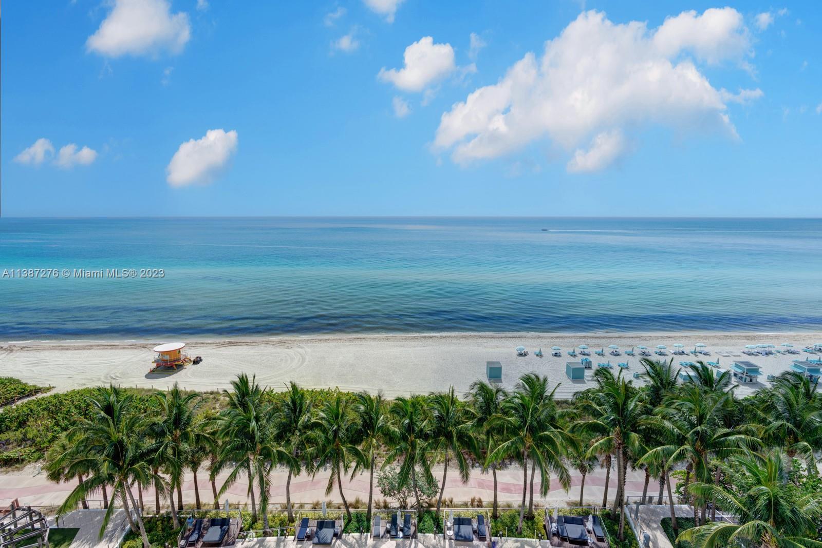 Welcome to this stunning, fully furnished, ocean front residence at the exclusive Carillon North Tower in Miami Beach. This 2 bed, 2.5 bath with open concept kitchen boasts a Miele stove and oven, Subzero refrigerator and Bosch washer and dryer. Enjoy the coastal decor professionally designed by Lisa Halloran from Sculptors in Space with beachfront views on an expansive terrace and access to an extraordinary 5-star living experience. The Carillon’s world class resort style living features 4 pools, full service beach club, fitness studios, wellness spa and onsite restaurants, café, boutique, 24-hour attended lobby, personalized concierge services and valet parking.
