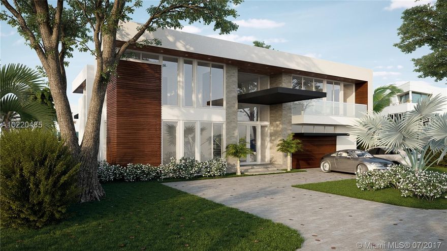 Direct ocean access with no fixed bridges. Buy the Lot with
complete set of approved plans to start construction next day, incl in the price.
Design by a top Miami Architect. 5,500 sqft under A/C