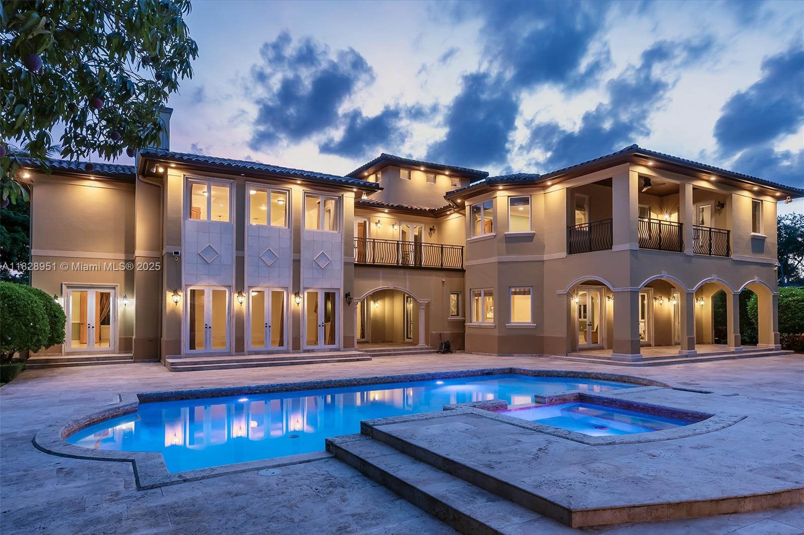 Mediterranean Masterpiece in Pinecrest! This one of a kind gem offers the finest in luxury living. Prime location surrounded by stunning multi-million dollar homes. Situated on a lush and private acre lot, the two story main home and detached guest house share an estate like setting. Built with the finest materials and designer touches, this home offers the perfect blend of architectural style and functionality. Stunning finishes welcome you in to this palatial space and are found throughout, no detail was overlooked. Enjoy the finest in outdoor living and entertaining with an outdoor kitchen and sparkling resort like pool and spa. The prestigious community offers some of Miami's elite learning institutions, a high quality of life, and peaceful setting.