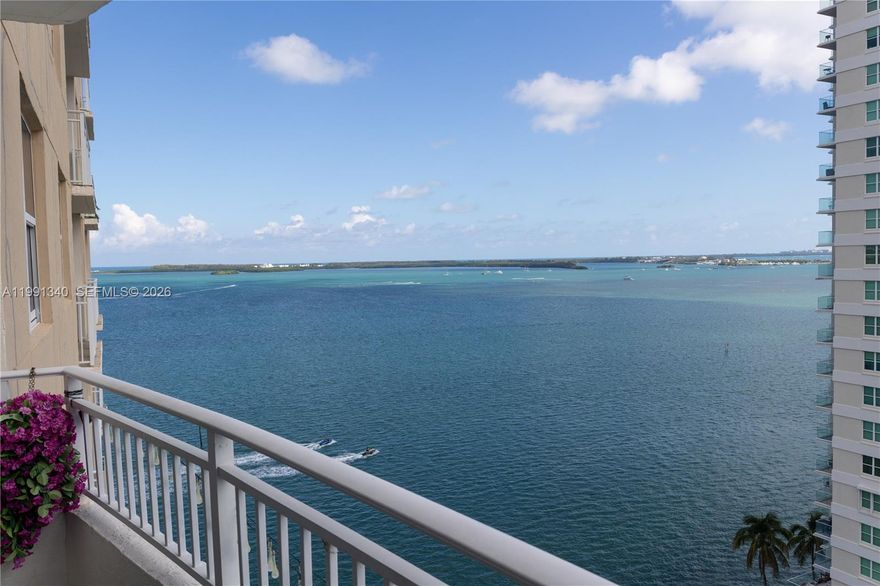 Beautifully renovated and fully furnished 1-bed/1-bath condo on exclusive Key Brickell Island, offering luxury waterfront living with direct ocean views from the living room, bedroom, and private balcony. This modern residence features an open-concept layout, a renovated kitchen with new appliances, designer furniture, and a bright bedroom with ample closet space. Additional highlights include an in-unit washer/dryer and panoramic water and city views throughout.

The building offers a pool, gym, lounge, open kitchen, tennis court, sauna, and jacuzzi, all recently renovated and reopened 2 months ago, with no active construction.

Prime island location minutes from Brickell City Centre, Mary Brickell Village, the financial district, restaurants, beaches, and the airport. Rent includes all utilities, including electricity up to $110/month. Move-in ready and ideal for those seeking a refined waterfront home in one of Miami’s most desirable communities.
