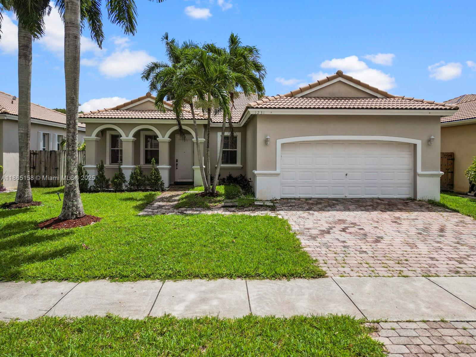 Step into this Beautiful 3 bed, 2 bath, with 2 Car Garage one story single family home in “Keys Landing” gated community. This home features : Open Concept floor plan, volume ceilings, recess lighting, remodeled Kitchen, granite countertop with stainless steel appliances, tile floor throughout. Keys Landing is a wonderfully manicured community with a nearby second secured entrance for easy access to property. Community has private access to public park within walking distance of property & nearby playground. HOA Fee includes Basic Cable, High Speed Internet and may also have a DirecTV Option, along with 24/7 security.