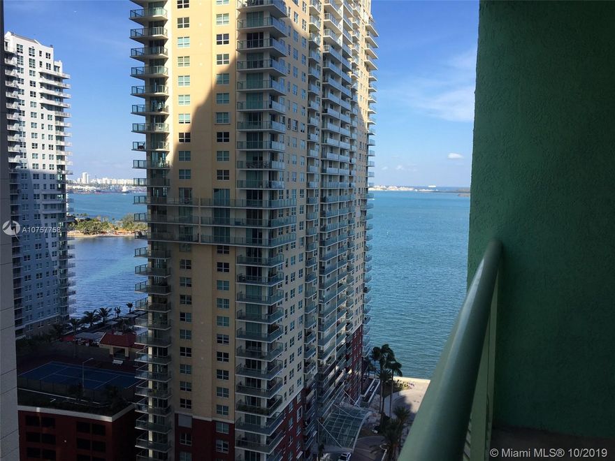 INVESTORS will love this opportunity in the heart of Brickell. Airbnb friendly building with no minimum rental period. HOA fees include water/sewer, trash, basic cable and internet. One assigned parking space. Unit is FULLY FURNISHED and currently rented until 3/31/2020 at $1550 per month. Tenant may vacate the unit early.

Building amenities include 2 pools, jacuzzi, gym, steam room, massage room, game room (fuse ball, air hockey and ping pong), kid's play room, laundry/dry cleaning room, party/event room, valet, 24 hour front desk and security. 

Brand new AC unit, refrigerator and hot water heater installed in the last 3 years. Low maintenance fees of $301 per month.