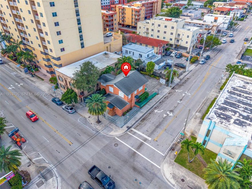 Located in the heart of Little Havana, 242 NW 12th Ave presents a compelling opportunity for investors and developers seeking both current cash flow and long-term upside. Situated on a 5,000 sq ft lot, this two-story mixed-use building offers approximately 2,393 sq ft of existing improvements in one of Miami’s most active urban corridors.

The property is zoned T6-8-O (Urban Core), providing flexibility for high-density redevelopment, including multifamily or mixed-use projects, subject to city approval. The existing configuration allows for a combination of commercial/office use and multiple residential units, making it well-suited for an income-producing hold or future repositioning.

Constructed in 1925, the building features solid construction, central air conditioning, and on-site parking, adding to its functional appeal. The property is currently occupied by long-term tenants, offering immediate revenue potential while plans for future development or renovation are explored (do not disturb occupants).

Highlights Include:

Mixed-use asset with residential and commercial potential

T6-8-O zoning allowing for significant density and redevelopment

5,000 sq ft lot with 2,393 sq ft of existing structure

Multiple unit configuration with income in place

On-site parking

Located within Miami’s Urban Development Boundary
.