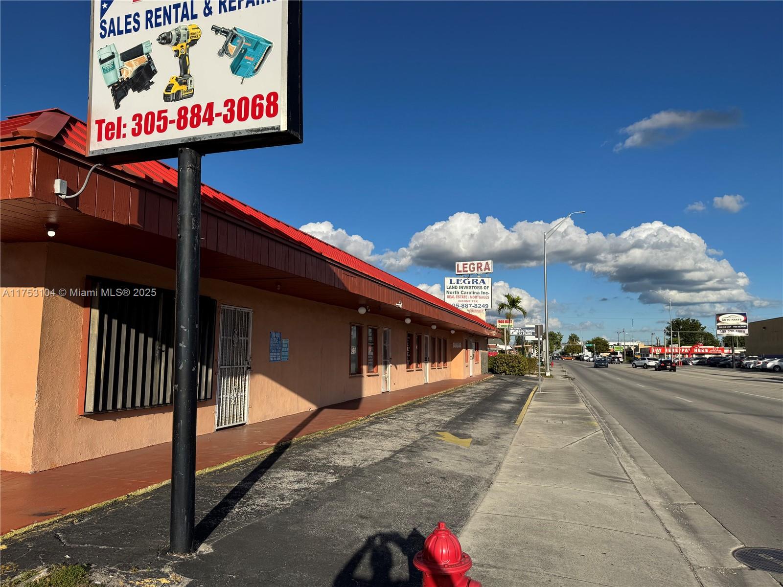 One story office/retail building. 501-505-507-509 and 525 E 9 Street. Subject building has 2 folio numbers, 04-3117-011-2040 and 04-3117-011-2030. Current zoning is C-2, Liberal Commercial District, City of Hialeah. Excellent opportunity for owner/user and lease out the remaining area. 5 units could be leased. Currently 501 leased, 505-507 used as Real Estate and Tax office, 509 and 525 currently vacant. Subject is located in the central section of Miami-Dade County within the City of Hialeah, the 6th largest city in Florida and the2nd largest in the County It is 5 miles +/- North of the Miami Intl Airport, east of Okeechobee Rd (27), south of Gratigny Expresway Close the Hialeah Race Track, Hialeah Park Casino and Amelia Earhart Park with petting zoo.