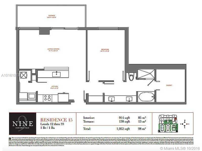 9 AT MARY BRICKELL VILLAG - Residential Lease