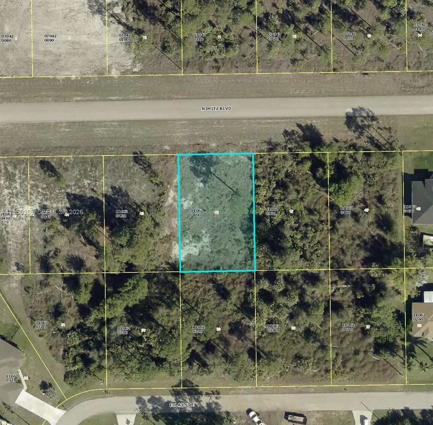 Prime Residential Lot on Nimitz Boulevard Exceptional opportunity to build your custom home on this 0.23-acre level lot in the heart of Lehigh Acres. Zoned RS-1, this property is ideally suited for a modern single-family residence. Located on Nimitz Blvd, you’ll enjoy a paved road and a central location with quick access to Lee Blvd, State Road 82, and local shopping hubs. No HOA or CDD fees offer you the freedom to design your Florida lifestyle without restrictions. With new construction rising throughout the neighborhood, this is a perfect time to secure your piece of the Sunshine State