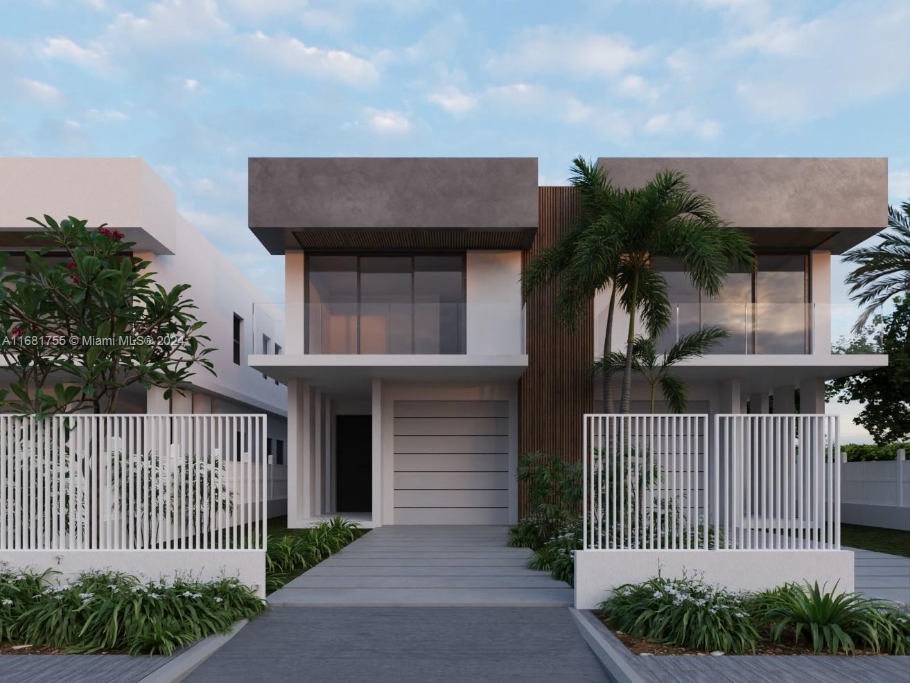 Victoria Park welcomes ONE PALM, the newest boutique project of 12 twin homes in the heart of everything Fort Lauderdale has to offer & built with the highest construction standards while enjoying the luxuries of sophistication & design throughout. These stunning two story residences feature an amazing open floor plan with expansive living space on the first floor, 3 bedrooms ensuite plus an additional huge loft and full laundry room on the second. Fenced in backyard with a full summer kitchen and plunge pool. 1 car garage. Custom made Italian Pedini kitchen cabinets and walk in closets, JennAir appliances, tankless gas water heater, floating wood stairs, porcelain tiles, 2 balconies, 10 FT ceilings are a few features. Completion Q1 of 2025. DO NOT MISS THIS OPPORTUNITY