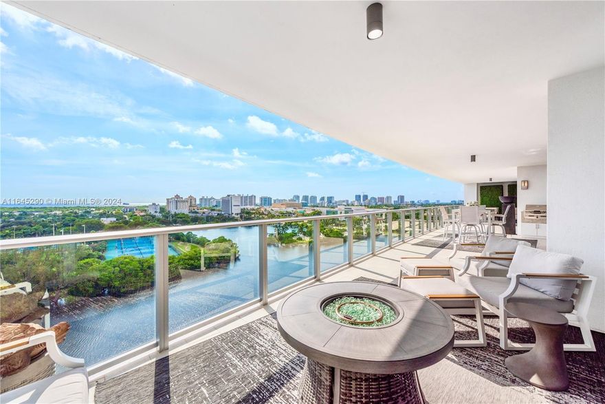 Ultimate Indoor/Outdoor Lifestyle in this Exquisite Waterfront RIVA Residence, Offering Breathtaking Ocean, Intracoastal & Middle River Views from Every Room as well as Your Private Terrace w/BBQ. Most Desirable 02 Plan Features 3 Bedrooms, 3.5 Bathrooms, Custom Upgrades & Stylish Lighting. Chef's Kitchen Equipped w/Wolf Gas Cooktop, Sub-Zero Fridge & Wine Cooler. Spacious Primary Suite Boasts a Custom Walk-In Closet. Private Elevator Entry, Laundry Room, 2 Parking Spaces, 2 Lockers. 40,000 SF of Amenities: Heated Pool, 7,000 SF Gym, Yoga, SPA w/Sauna, Steam & Massage Rooms, Resident's Lounge, Sunset Deck w/Jacuzzi, Cucina, 3 Suites for Guests, 24/7 Front Desk, Valet, 2 Dog Walks & 400' of Waterfront. Centrally Located, 1 mile from the Beach, Shopping & Las Olas Blvd. Boat Slips Available.