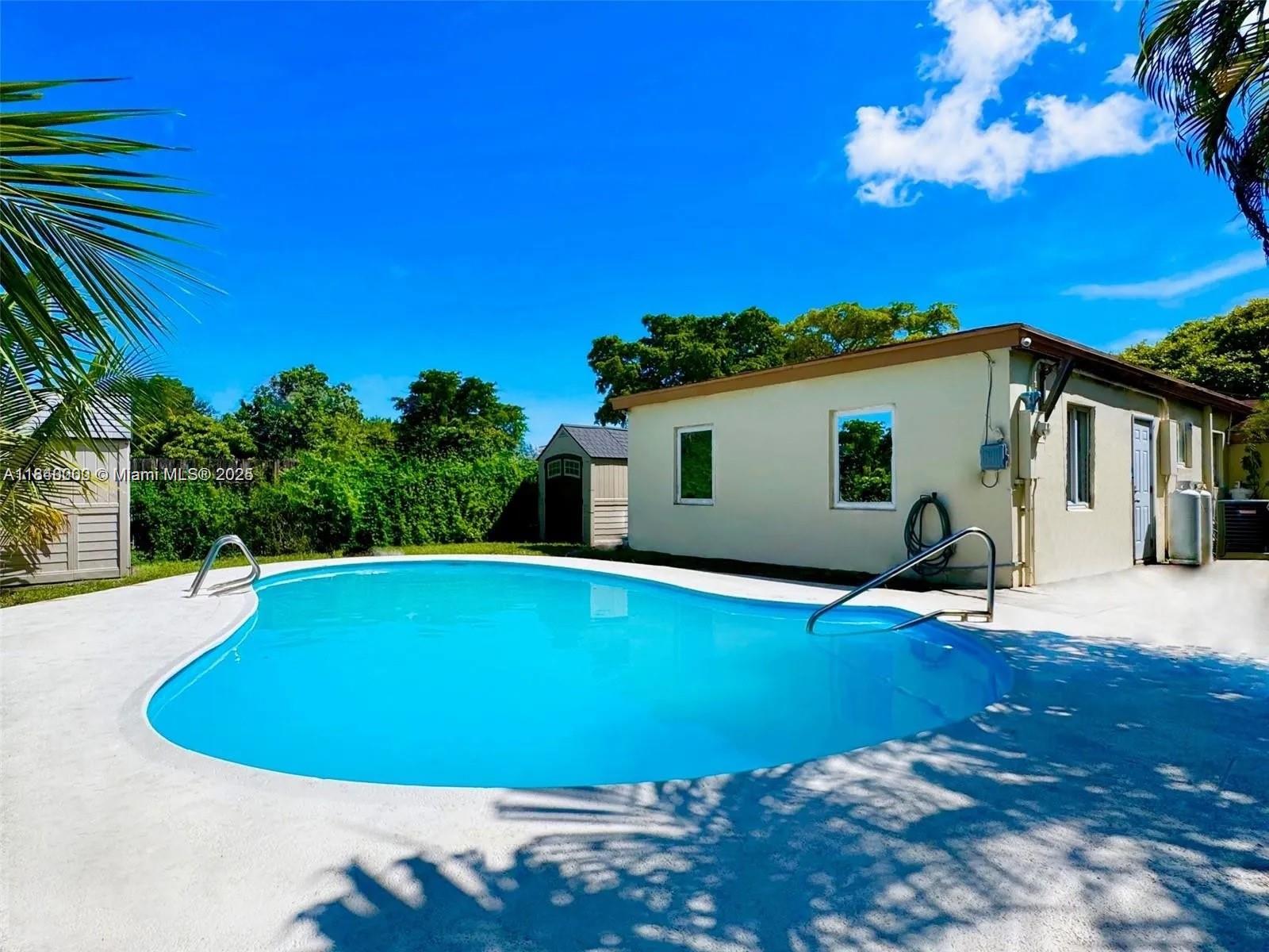 Beautifully updated 4-bedroom, 1bath home for lease in a quiet North Miami Beach neighborhood. Featuring a heated in-ground pool, large circular driveway with parking for 5+ vehicles, impact windows, tankless water heater, and freshly painted interior. Spacious layout with office/den, fruit trees, and a private fenced yard. Located across from the canal and steps to Columbia Park. Close to top-rated schools, Aventura Mall, Sunny Isles Beach, and several parks including Oleta River State Park. Ideal family home with comfort, space, and convenience.