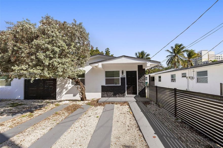 This 3-bedroom, 2-bathroom apartment has been fully updated with new flooring, updated bathrooms, and a modern kitchen with updated appliances. A full-size washer and dryer are included in the unit, and impact windows are throughout.
Private driveway parking is available right next to the unit. Pets are welcome!
Located just minutes from the Design District, Wynwood, Midtown, and Downtown Miami with quick access to I-95 — dining, shopping, and entertainment are all nearby.