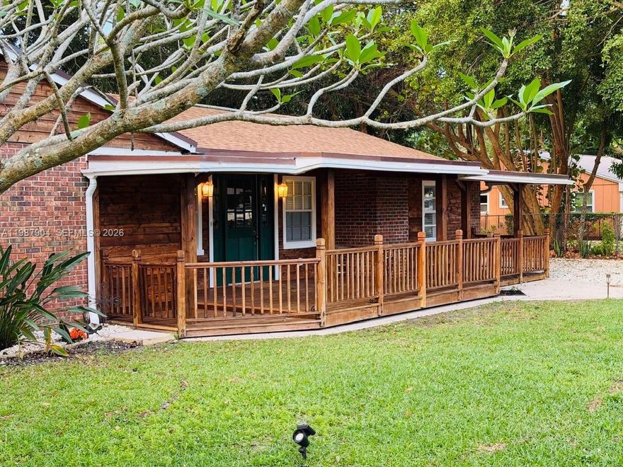 BEAUTIFUL, RANCH STYLE, 5/3 SINGLE FAMILY HOUSE ON 0.39 ACRE LOT, ON A SEMI-PRIVATE, CUL-DE-SAC STREET WITH ONLY 10 RESIDENCIES..! Ideal for a big family, for those who enjoy working from home, or simply adore nature, tranquility & privacy! This gorgeous property has been totally remodeled and updated with exquisite taste, to the smallest detail..! Brand NEW ROOF, updated plumbing and electricity, new high-end porcelain floors throughout, and real hardwood floors in the most cozy family room you can imagine! New stainless steel appliances! Separate laundry room! Don't miss the opportunity to visit this outstanding property before you make your decision! Almost 2,000 square feet of beauty, refinement, and warmth await you in this hidden, almost private cul-de-sac street just off Military Trail and Hypoluxo Road! Lots of parking space, a large real-wood shed, a backyard straight out of a dream, and ample space for a pool complete this oasis home!