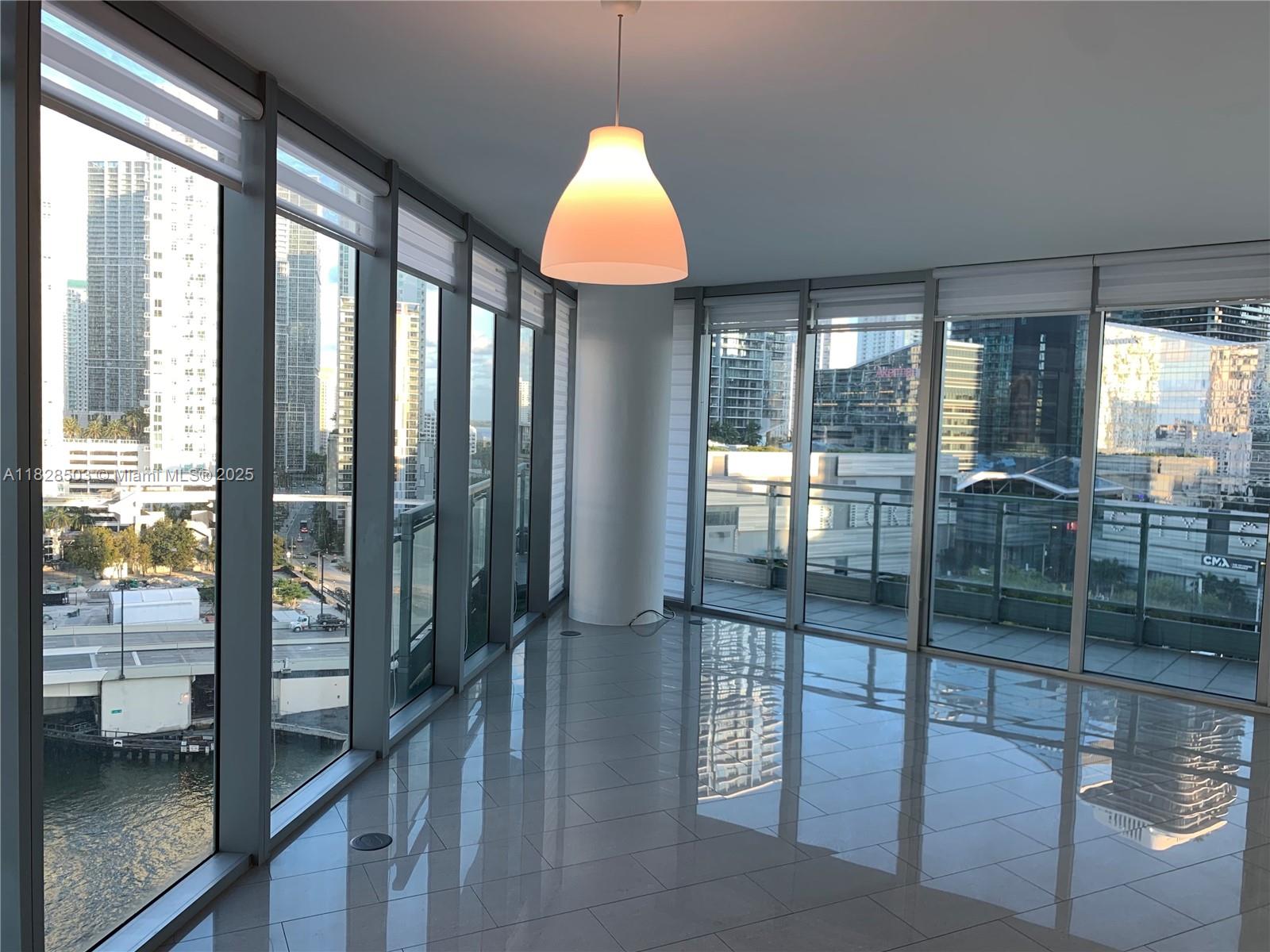 This Spectacular 3/3 Residence has a Living Room with floor to ceiling windows, open corner double balconies overlooking the Pool Deck, the Miami River and across to the Brickell City Center with all it's restaurants and shopping & within walking distance. The open European Kitchen has Stainless Steel Appliance and Island with plenty of storage space. New Samsung Full Size Stackable Washer/Dryer. All the bedrooms overlook the Pool and River. Built Out Closets and all windows have blackout shades. Tons of Natural Light. 5 Star Amenities including Fitness Center, Pool, indoor & outdoor jacuzzis, Steam Room and Sauna. Be near all that the New Brickell has to offer such as Whole Foods, Cinemas, Cafes and so many restaurants and more. The residence offers parking for 2 cars. A must see!!!