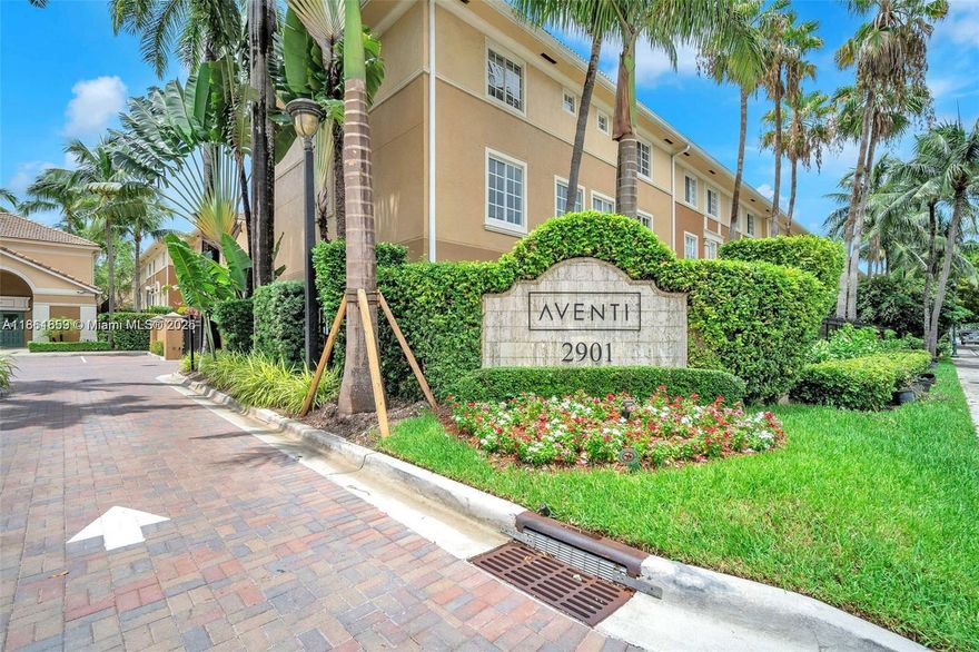 Beautiful 3-story townhouse at Aventi a gated community in the heart of Aventura, conveniently located on the
Intracoastal Waterway, minutes from Aventura Mall and the Aventura Brightline station. The unit features
hardwood floors, stainless steel appliances, granite kitchen/bath countertops, lots of closet space, and a full-size
washer/dryer. This unit has a new AC system, a freshly painted, open kitchen, and plenty of storage space.
Amenities include a clubhouse, swimming pool, and fitness center. Cable and Internet are included in the HOA.