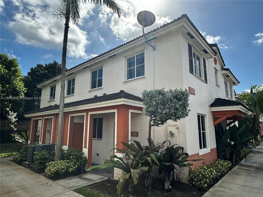 GREAT OPPORTUNITY – 3 BEDS / 2.5 BATHS – NO CARPET – INVESTOR FRIENDLY – GATED COMMUNITY
Welcome to this beautiful and updated corner 2-story townhome located in Solabella, right in the heart of Miami Gardens. With 1,420 sqft of comfortable living space, this home has been freshly painted and recently remodeled, offering a bright and modern look.

The kitchen features modern appliances, and there’s a washer and dryer conveniently located inside the spacious Laundry room.

Solabella is a secure gated community with great amenities, including a pool, clubhouse, fitness center, and playground. Located next to Topgolf and close to shopping, dining, and major highways (I-95, 826, Turnpike).

Whether you’re looking for your new home or an investment opportunity, this one truly has it all!
