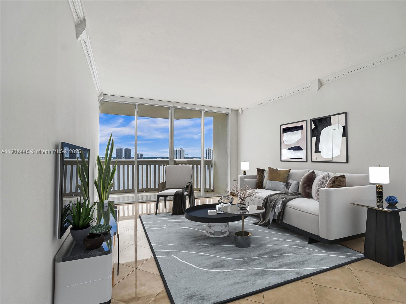 LIVE THE FIVE STARS RESORT LIFESTYLE ON WILLIAMS ISLAND COMMUNITY OFFERING A COUNTRY CLUB LIFESTYLE WITH 27,000 SQFT. BUILDING HAS FULLY FUNDED RESERVES WITH APPROXIMATELY $10M. FULL SERVICE SPA, FITNESS & WELLNESS CENTER W/ INDOOR POOL, 15 CLAY TENNIS COURTS, 4 PICKLEBALL COURTS, DOG PARK, COURTESY BUS, CHILDRENS PLAYGROUND, TWO RESTAURANTS, STARBUCKS, OUTDOOR POOL W/ FOOD & DRINK SERVICE, DEEP WATER MARINA, WALKWAYS ALONG INTRACOASTAL & MANY SECURITY GUARDS. A+ AVENTURA SCHOOLS. MINUTES DRIVE TO THE BEACH, AVENTURA MALL AND MUCH MORE. HIGH FLOOR UNIT WITH SPECTACULAR VIEWS FROM EVERY ROOM. 2 BEDROOMS, 2 BATHROOMS, BALCONY, WASHER & DRIER INSIDE THE UNIT, MARBLE & WOOD FLOORS, STAINLESS STEEL APPLIANCES AND STORAGE ROOM.