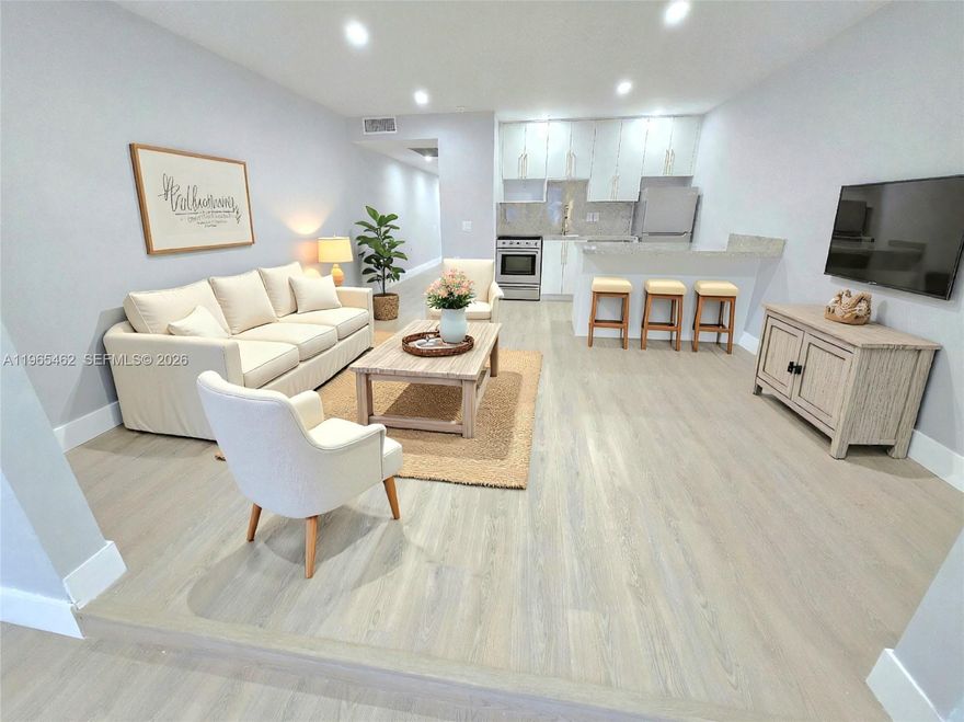 Discover comfort and peace of mind in this beautifully remodeled one bedroom, one bath first-floor residence located in the beautiful 55+ Wynmoor community. This thoughtfully updated unit features modern finishes throughout, creating a fresh and inviting living space that’s move-in ready. Enjoy the garden views from the large picture windows & door, providing both storm protection and quiet comfort. The convenient first-floor location offers easy access with no stairs, perfect for effortless everyday living. Situated in a friendly, well-maintained community designed for active adults including Golf course, Clubhouse, gym, gameroom, pool and limitless activities. Come see it!